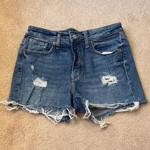 Denim Distressed Shorts
